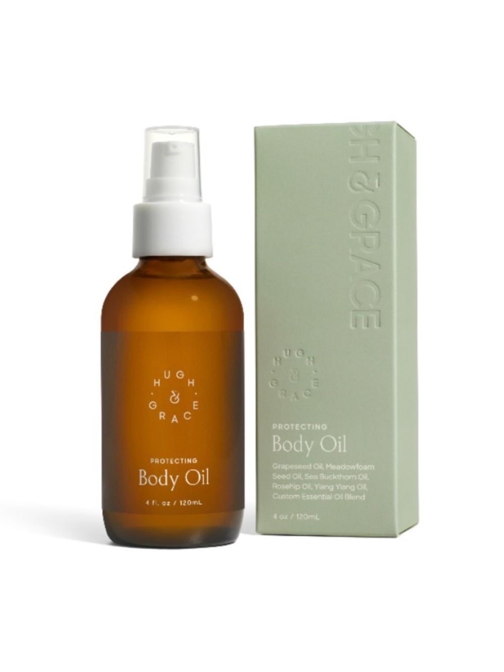 Hugh & Grace Protecting Body Oil - 4 oz - NEW
